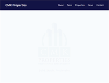 Tablet Screenshot of cmkproperties.com